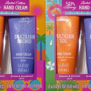 Spa Luxury Limited Edition Hand Cream - Brazilian Sol & Brazilian Orchid (Set)